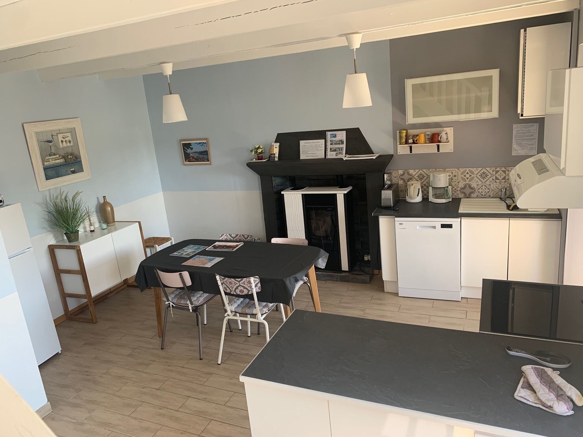 the charm and the beach