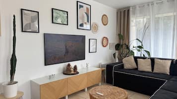 TV connectée, lecteur de DVD, livres