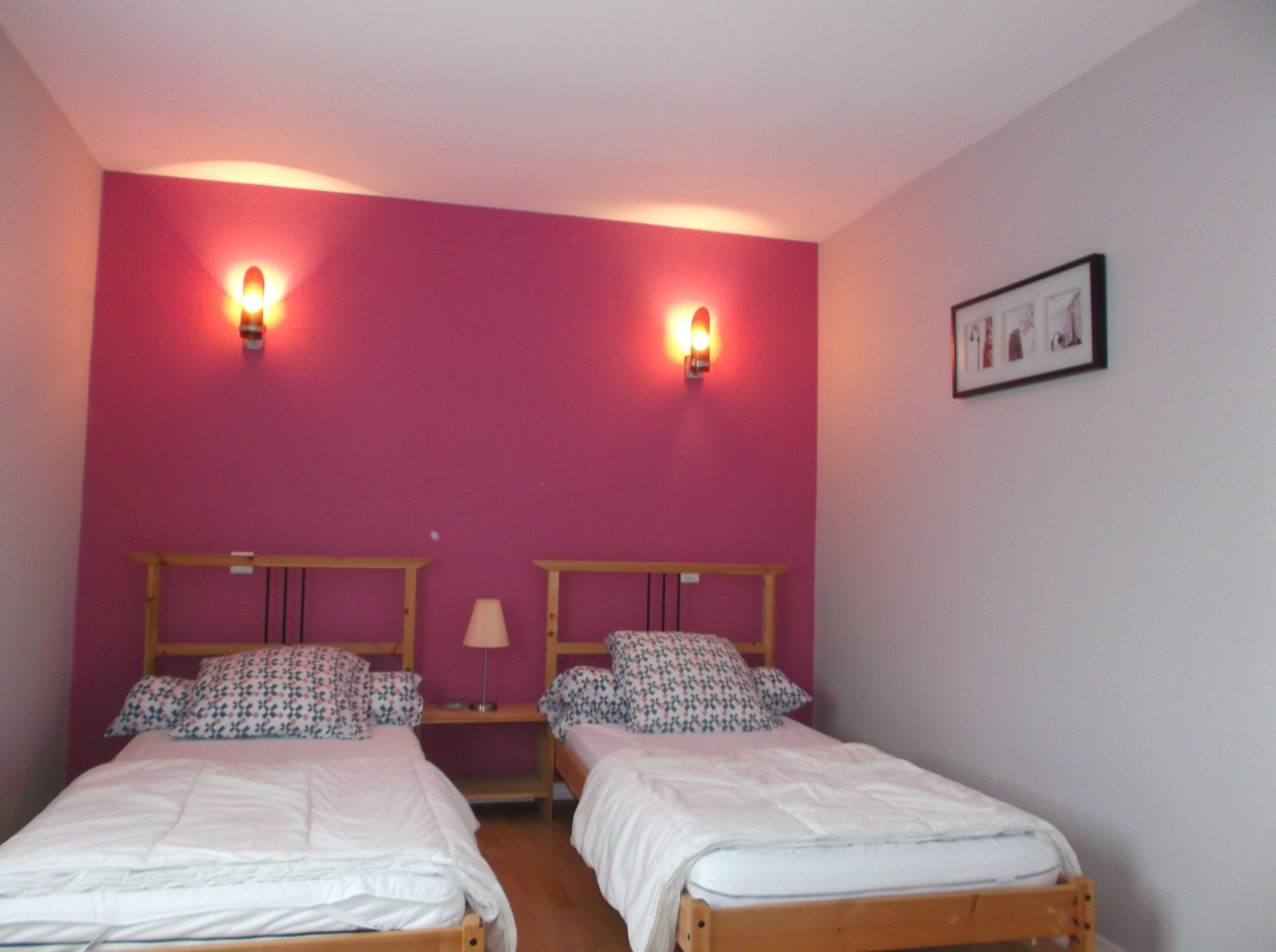 At the seaside villa with garden light