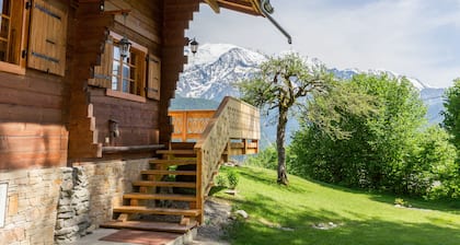 Warmes Holzchalet für 12 Personen, Chamonix, atemberaubender Blick auf den Mt. Blanc