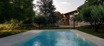 Charming holiday home with private heated pool