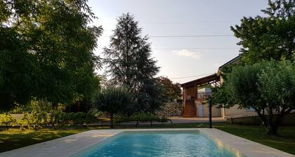 Charming holiday home with private heated pool