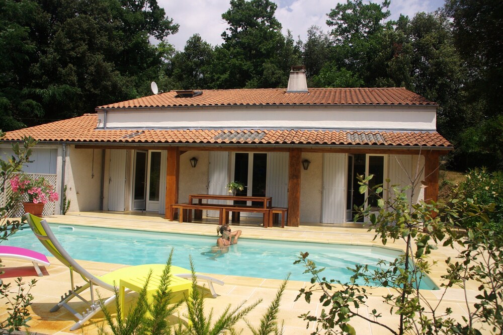 Superb Villa 14 People - Heated Swimming Pool - Near Beach