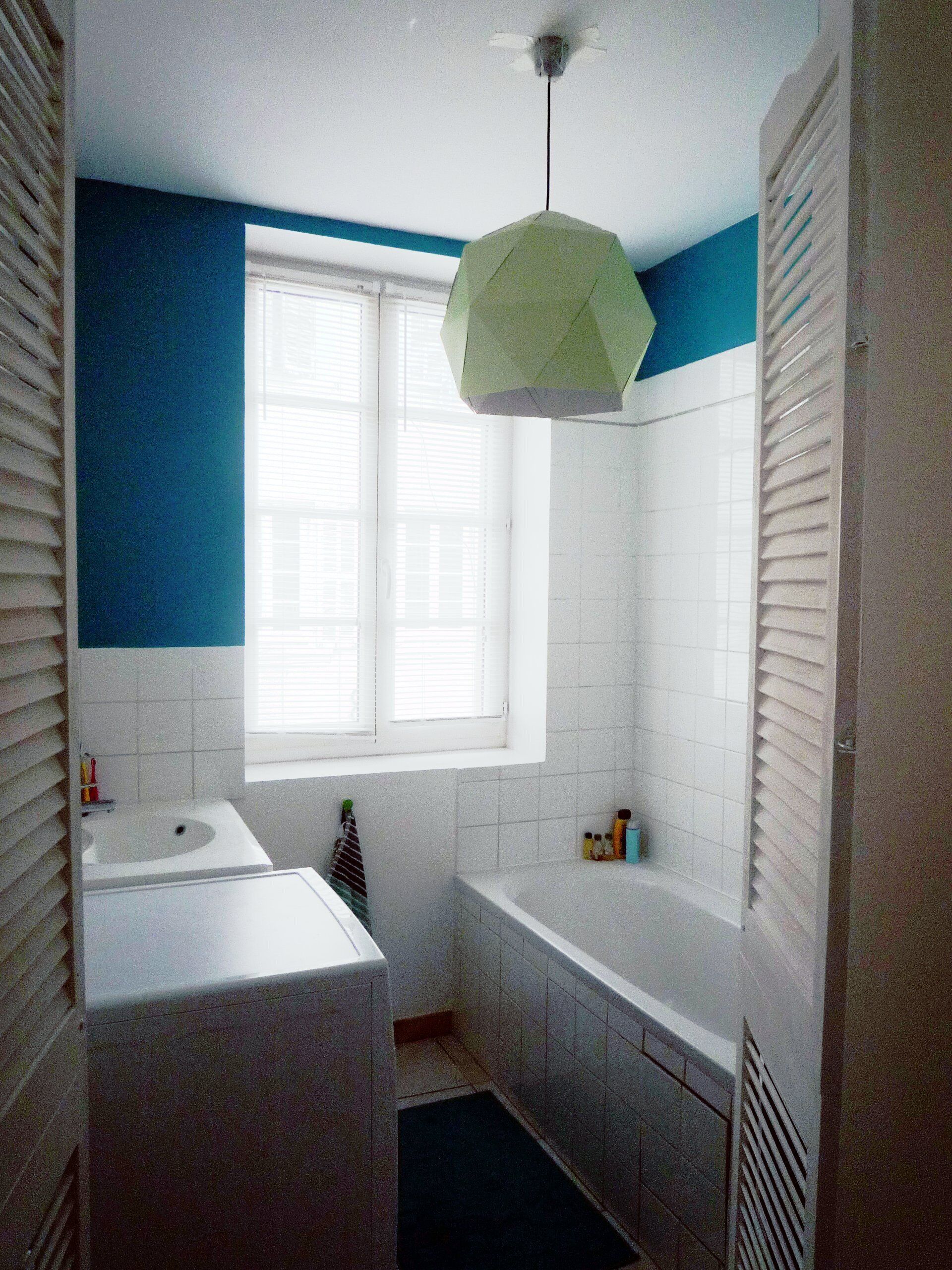 Bathtub, hair dryer, towels, soap