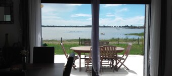 Recent house, overlooking the Bay of Pen bé small family village.