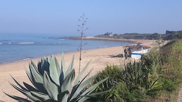 Aan het strand