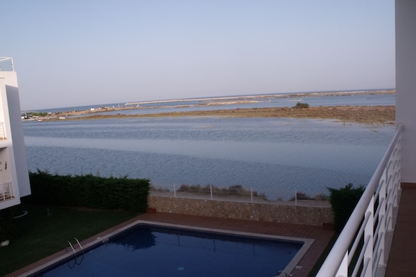 Vue de la terrasse de l'appartement