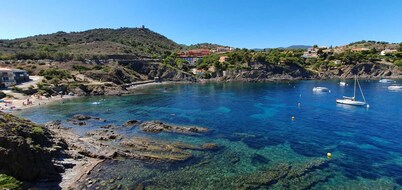 Sublime ap 4 pers, terrace, direct sea view, parking in closed garage 