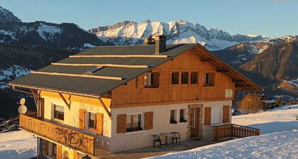 Appartement dans un chalet au coeur des pistes