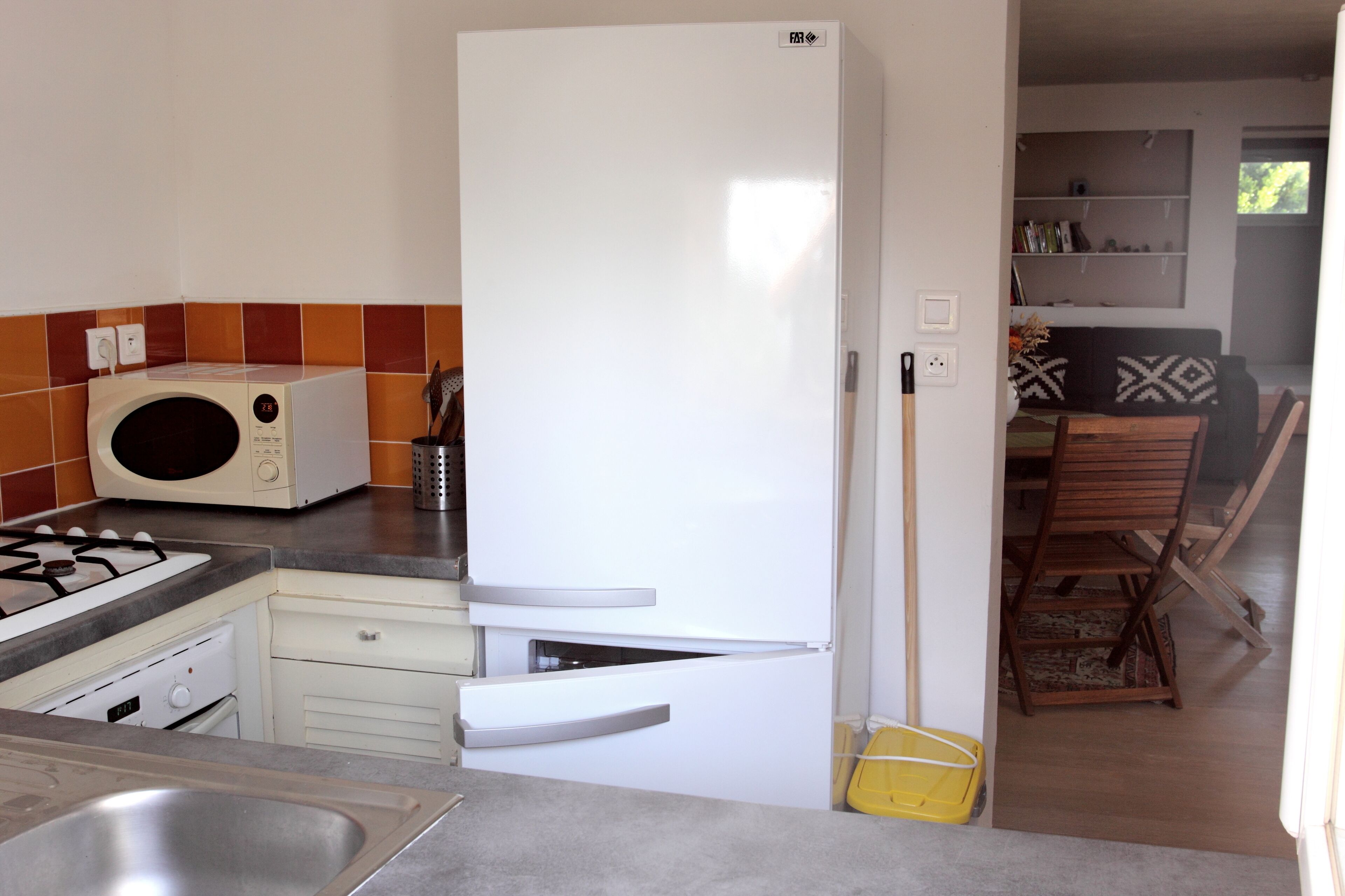 F2 on the ground floor of a villa beautiful sea view garden 4 pers 3 kms from Bastia