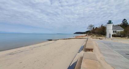Empire Beauty, Sleeping Bear Dunes, Empire Beach. Sijainti!
