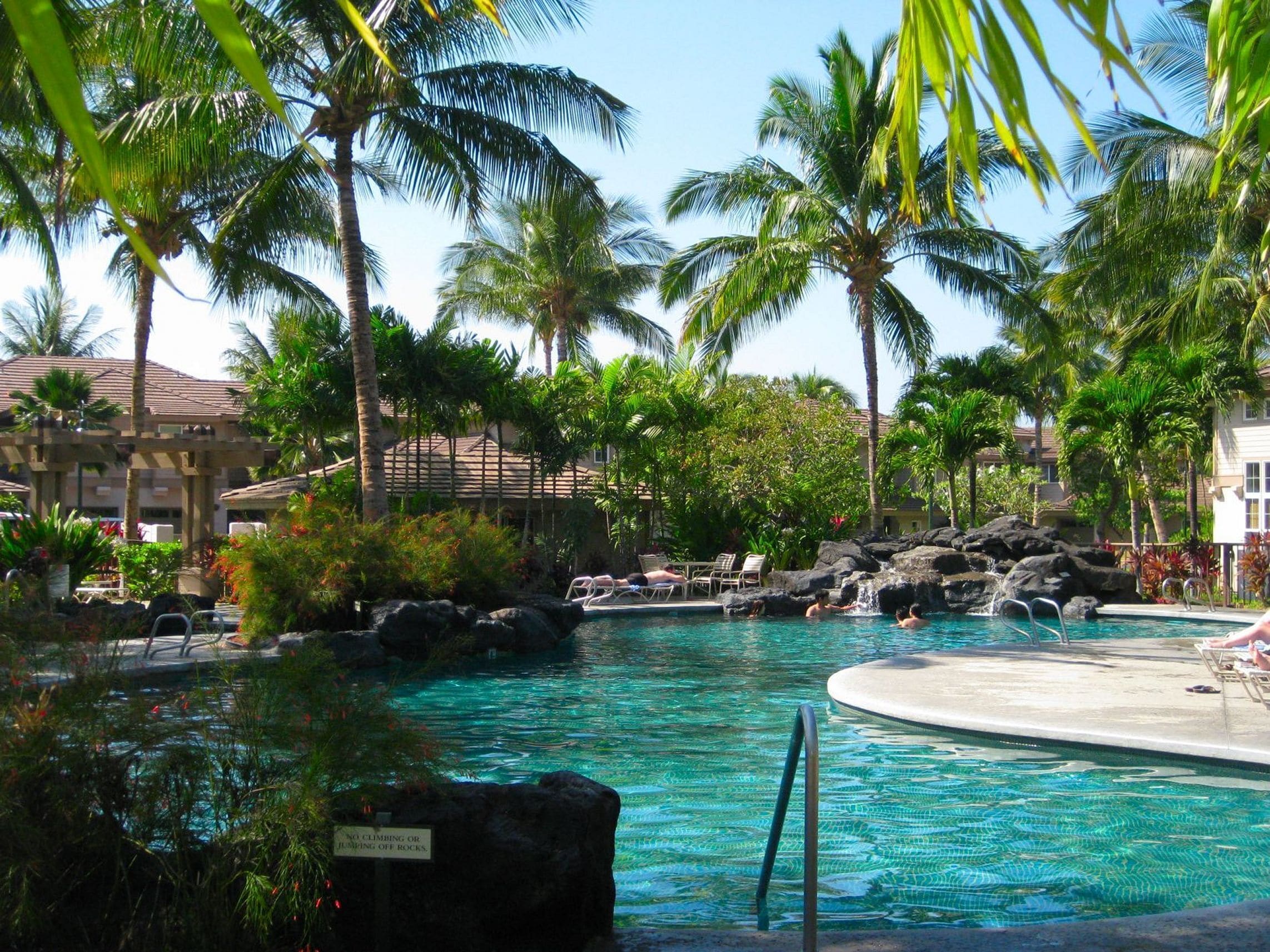 Take a refreshing dip in one of the two resort pools