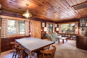 TV, fireplace, DVD player