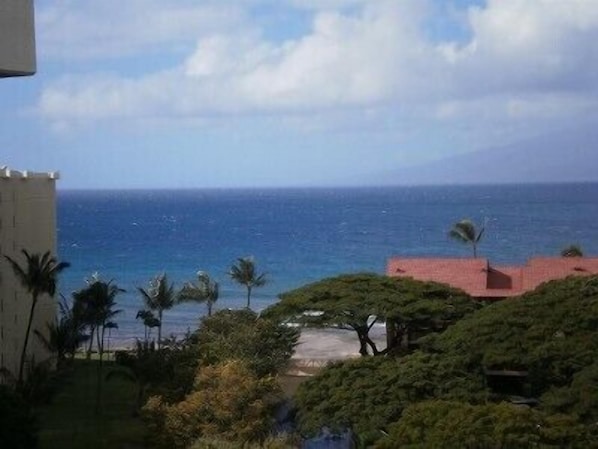 View from the lanai to the beach!