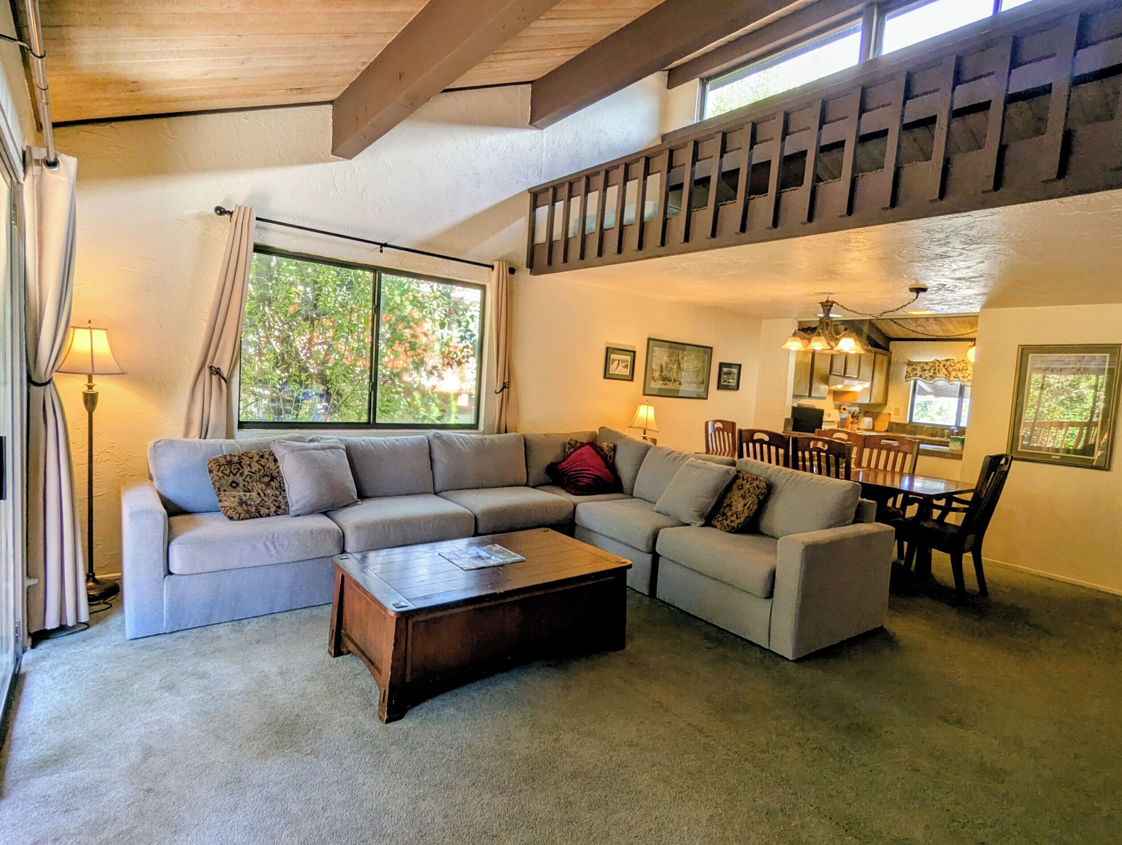 Fireplace, DVD player