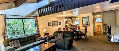 Cheminée, lecteur de DVD