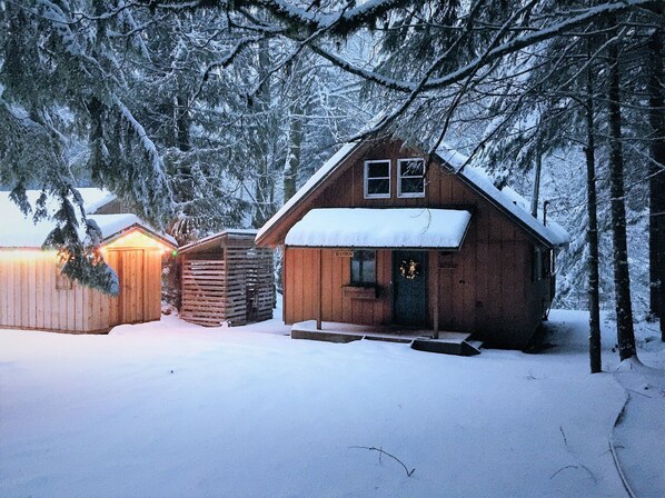 Exterior - Cozy Riverfront Cabin Near Crystal Mountain & Sunrise Mt. Rainier National Park (Greenwater)