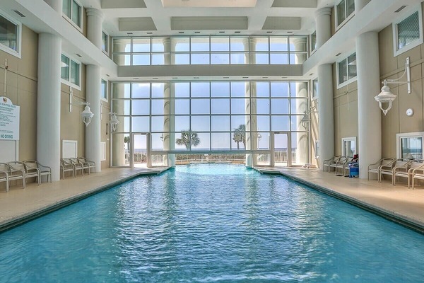 Una piscina climatizada