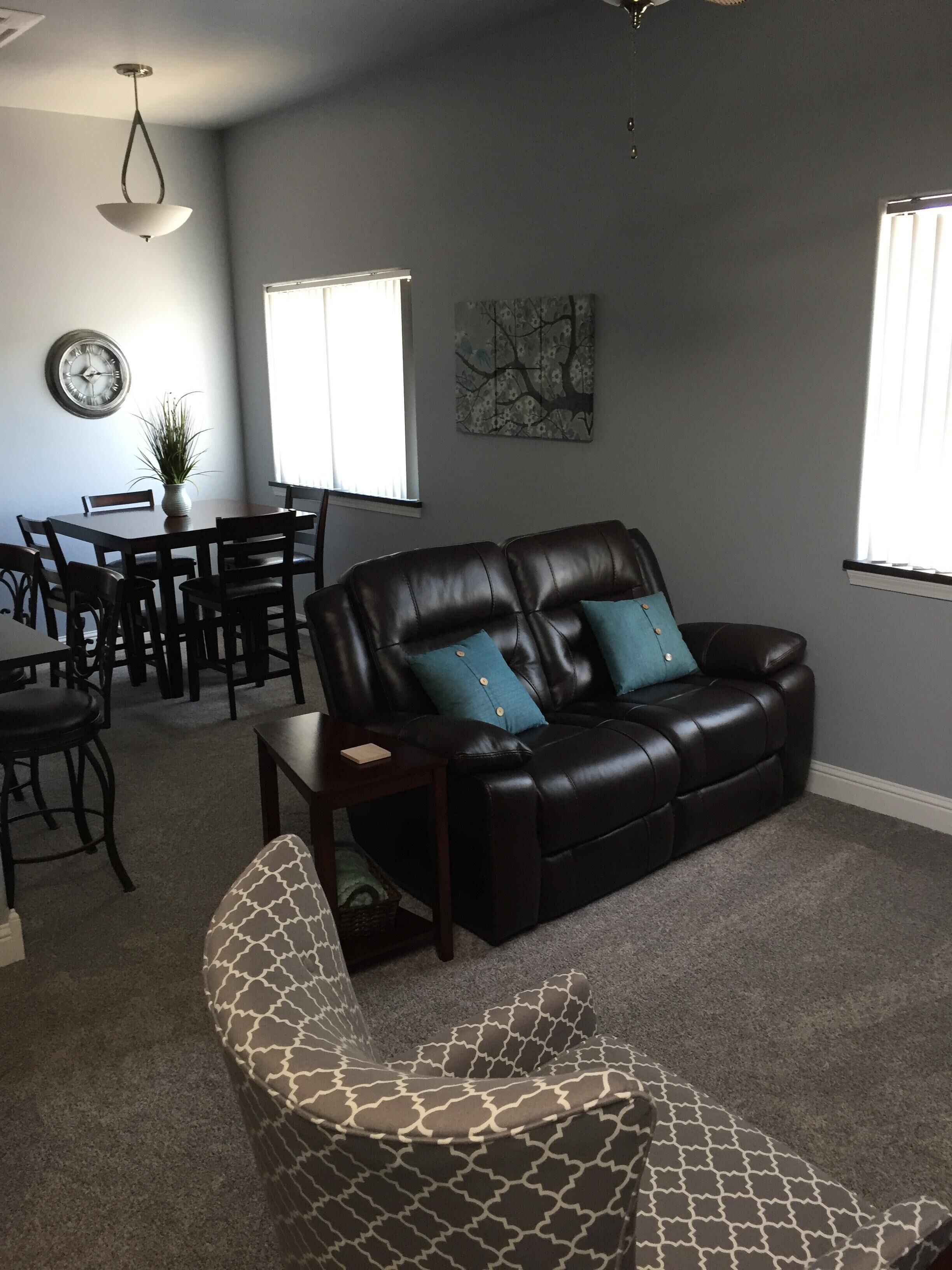 The Bowlus Suite on the historic square in Iola, Kansas.