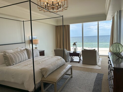 Gorgeous Beach Front Corner Unit with Luxury Designer Updates /Mediterranean @PK