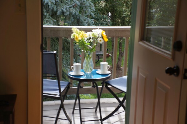 Outdoor dining - Great location in town! Clean, New, Adorable condo close to everything. (Crested Butte)