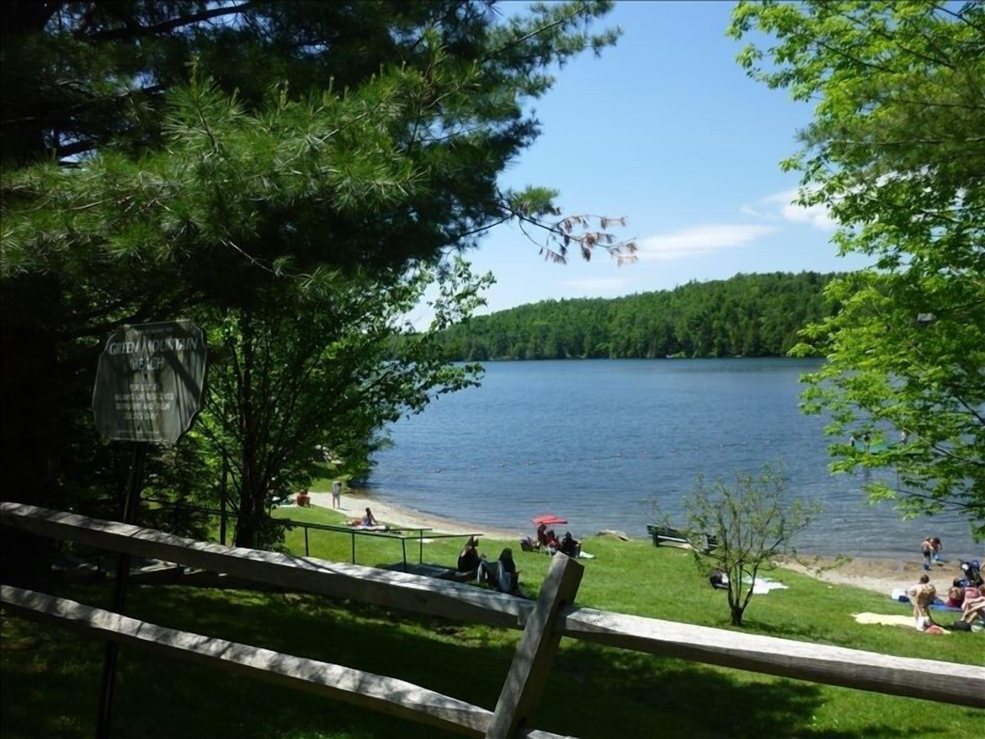 Lake Rapanda, less than a mile from the house.