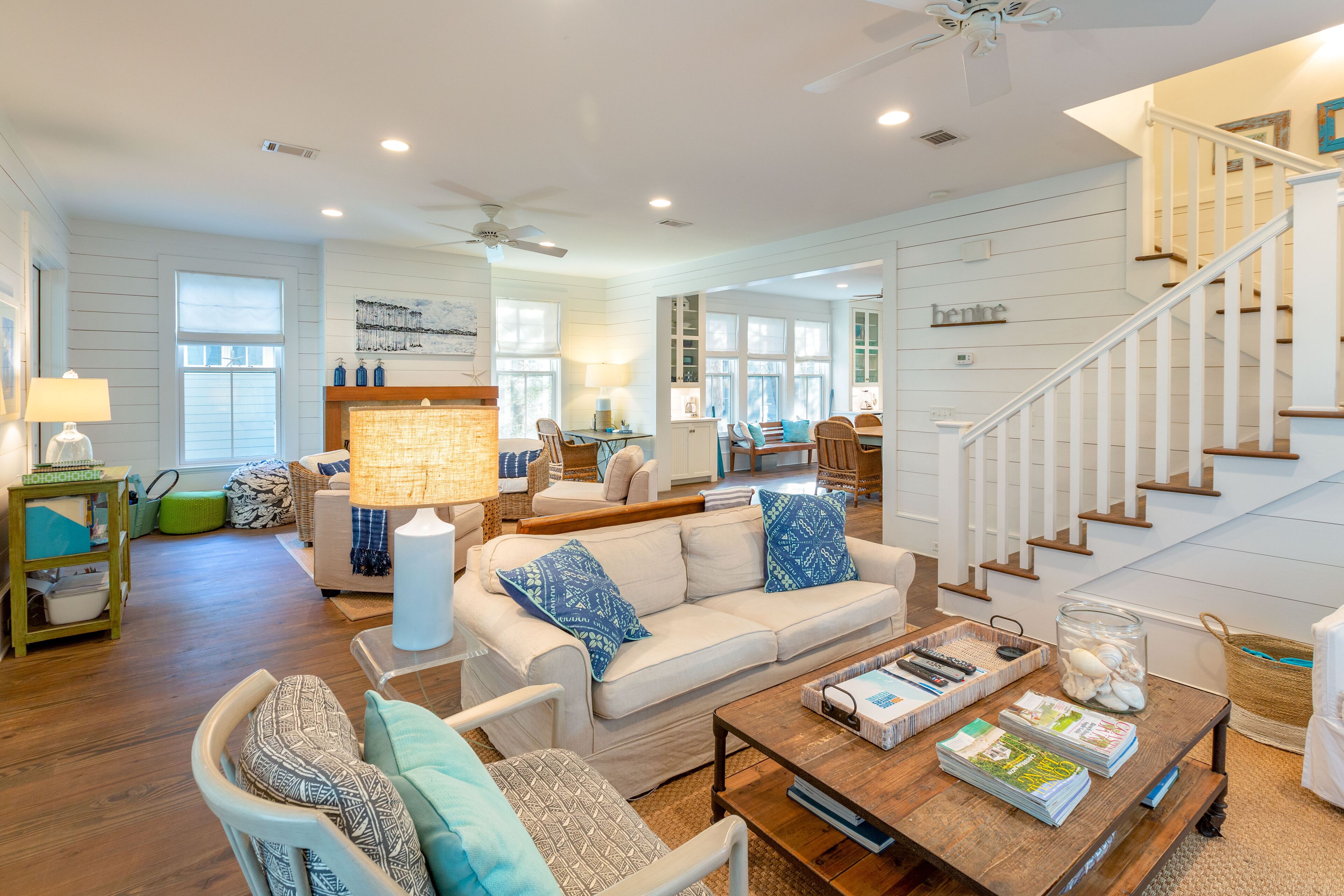 "WayWard Sun" in Watercolor just behind the Seaside Chapel! Steps to Seaside