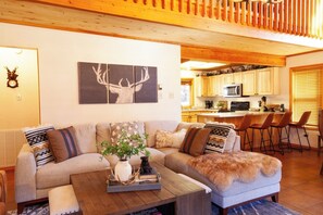 TV, fireplace, DVD player