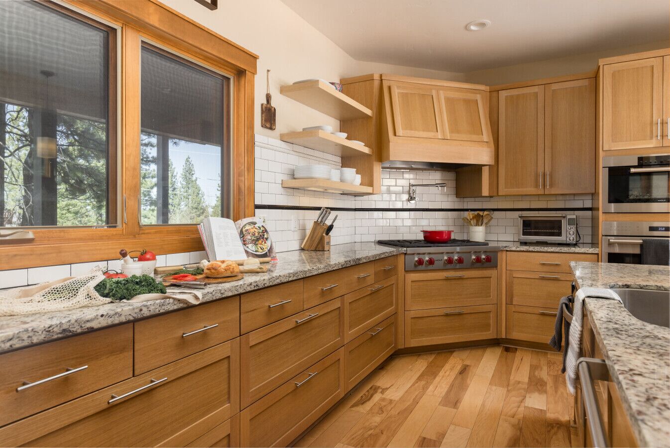 Large fully stocked kitchen