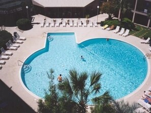 Indoor pool, outdoor pool