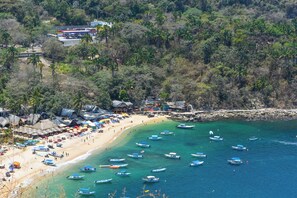 Tæt på stranden, badehåndklæder