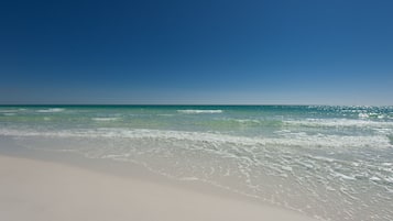 En la playa