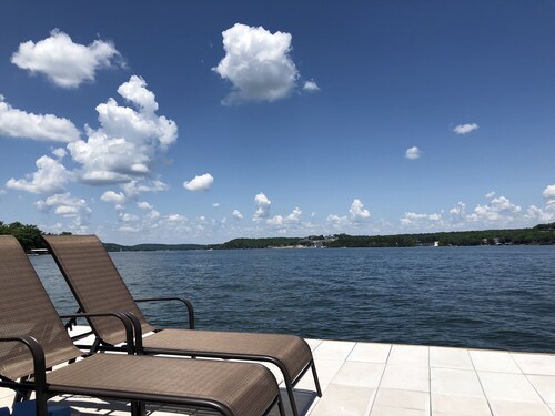 Watch Holiday Fireworks from the Dock.  Unlimited views and Spacious layout.   