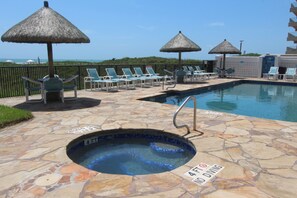 A heated pool - Experience the Island at our  Paradise Palm - Condo 304, a 2BR retreat in South Padre Island. (South Padre Island)