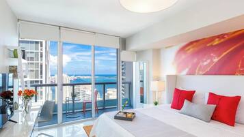 1 slaapkamer, een strijkplank/strijkijzer, reisbedje, wifi