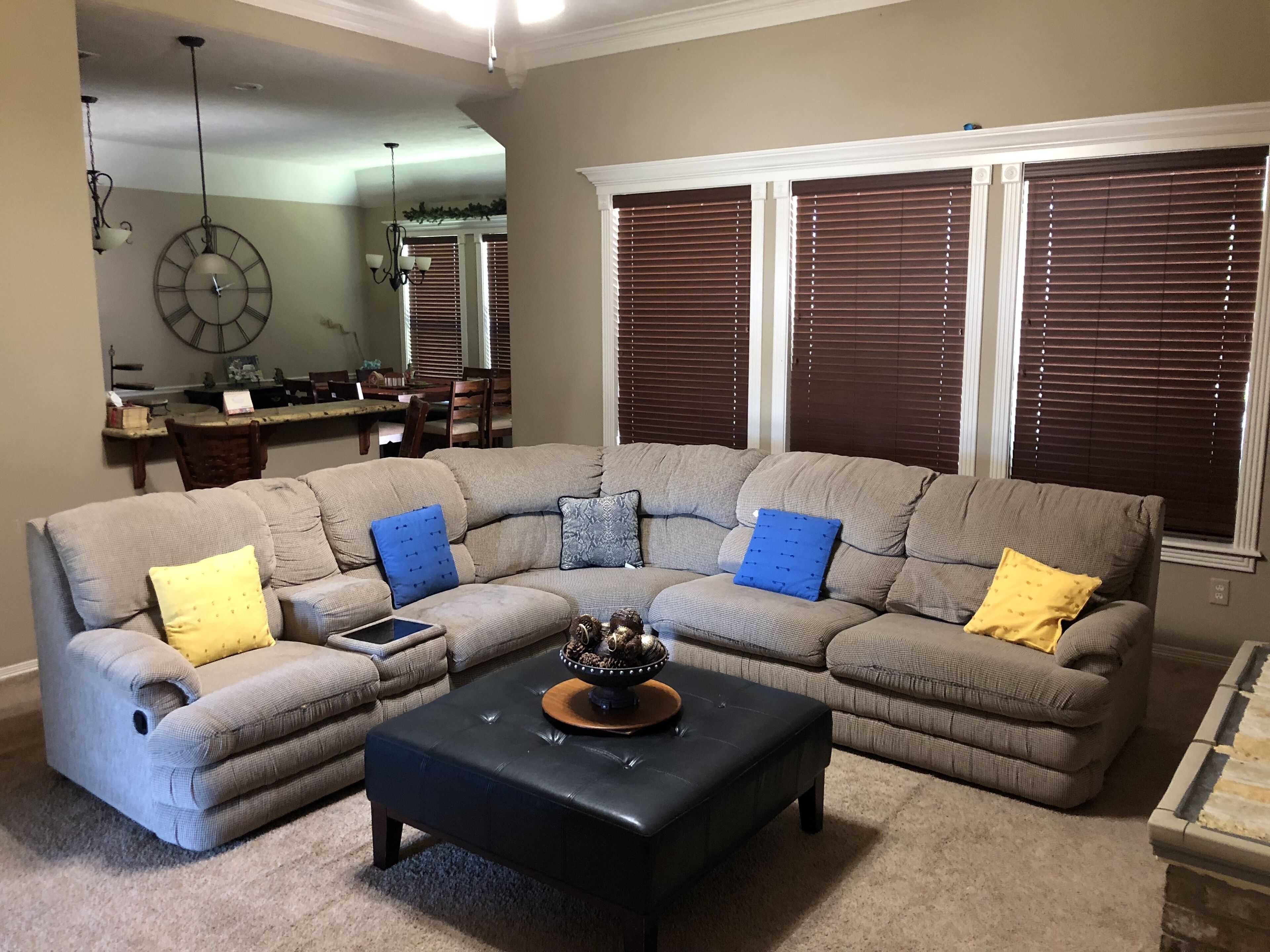 Single family, one-story home. 3 bedroom and 2 full baths.