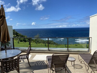  5 Stars AC Unit Oceanfront Puu Poa in Princeville Kauai