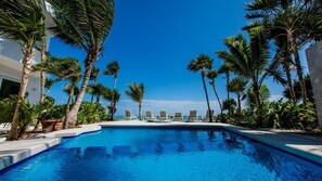 Pool - 10% Summer Disc! Oceanfront Lux Villa & Pool! Ask about welcome gift options!   (Playa del Carmen)
