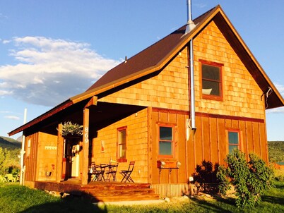 Sweet and charming Victor home on three acres with Teton views!