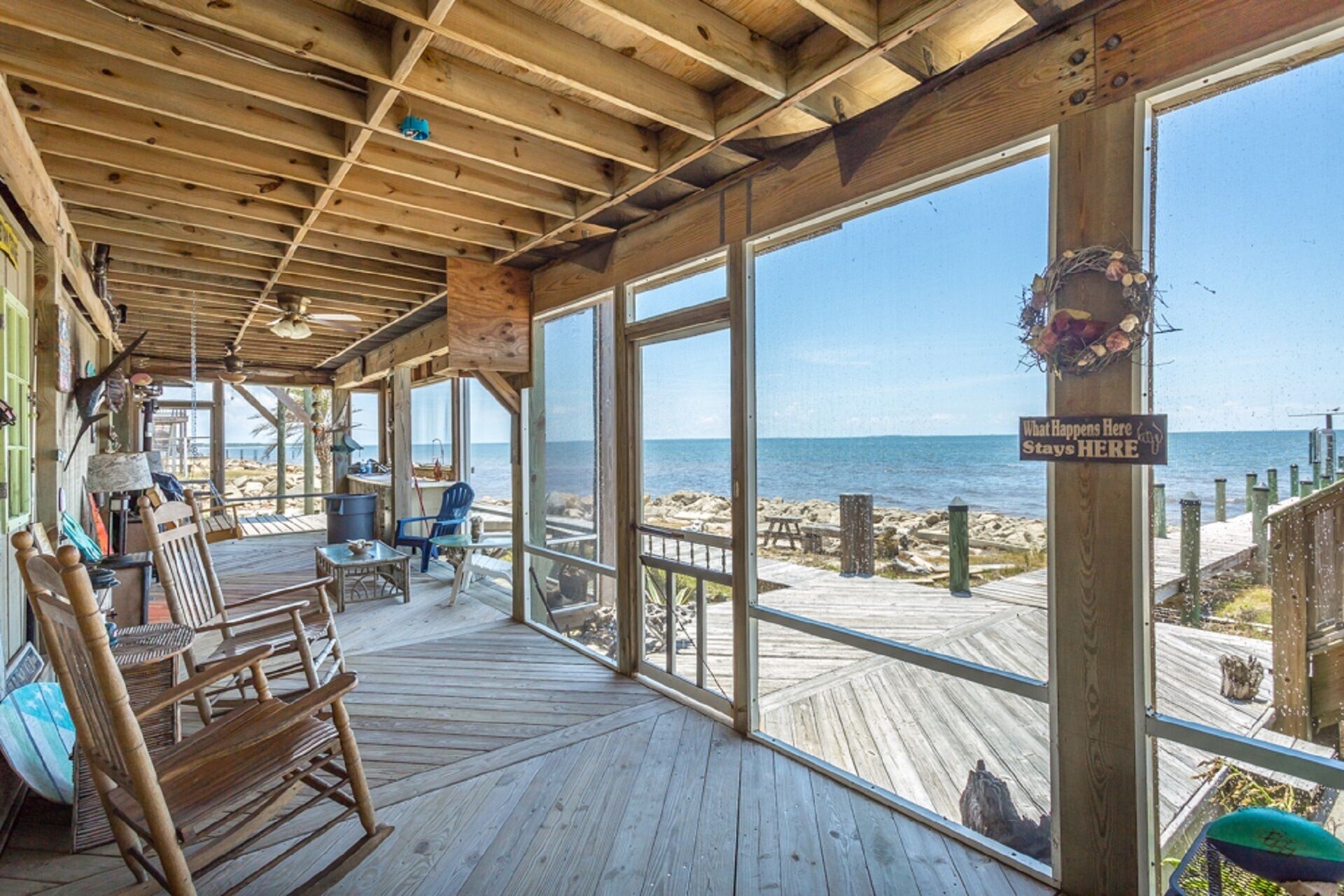 Fish A Pier Here! Lovely home on the Bay with a Dock for your boat