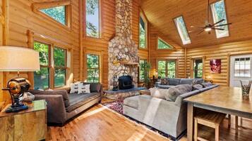 TV connectée, cheminée, lecteur de DVD, imprimantes