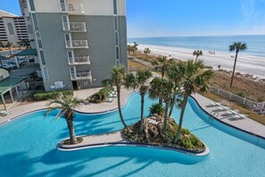 A heated pool - Oceanfront 2BR condo in Panama City Beach, sleeps up to 8, near attractions. (Panama City Beach)