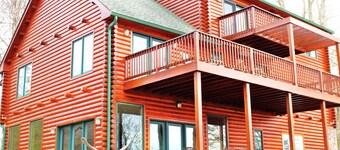 Luxury Cabin for 23, Million Dollar View Lake Estate, Book Now for Summer & Fall
