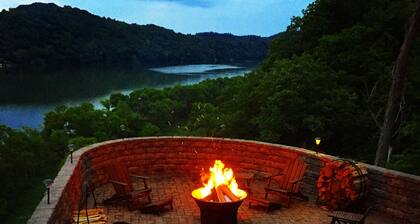 Luxury Cabin for 23, Million Dollar View Lake Estate, Book Now for Summer & Fall