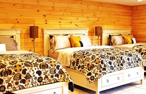 4 chambres, fer et planche Ă repasser, draps fournis