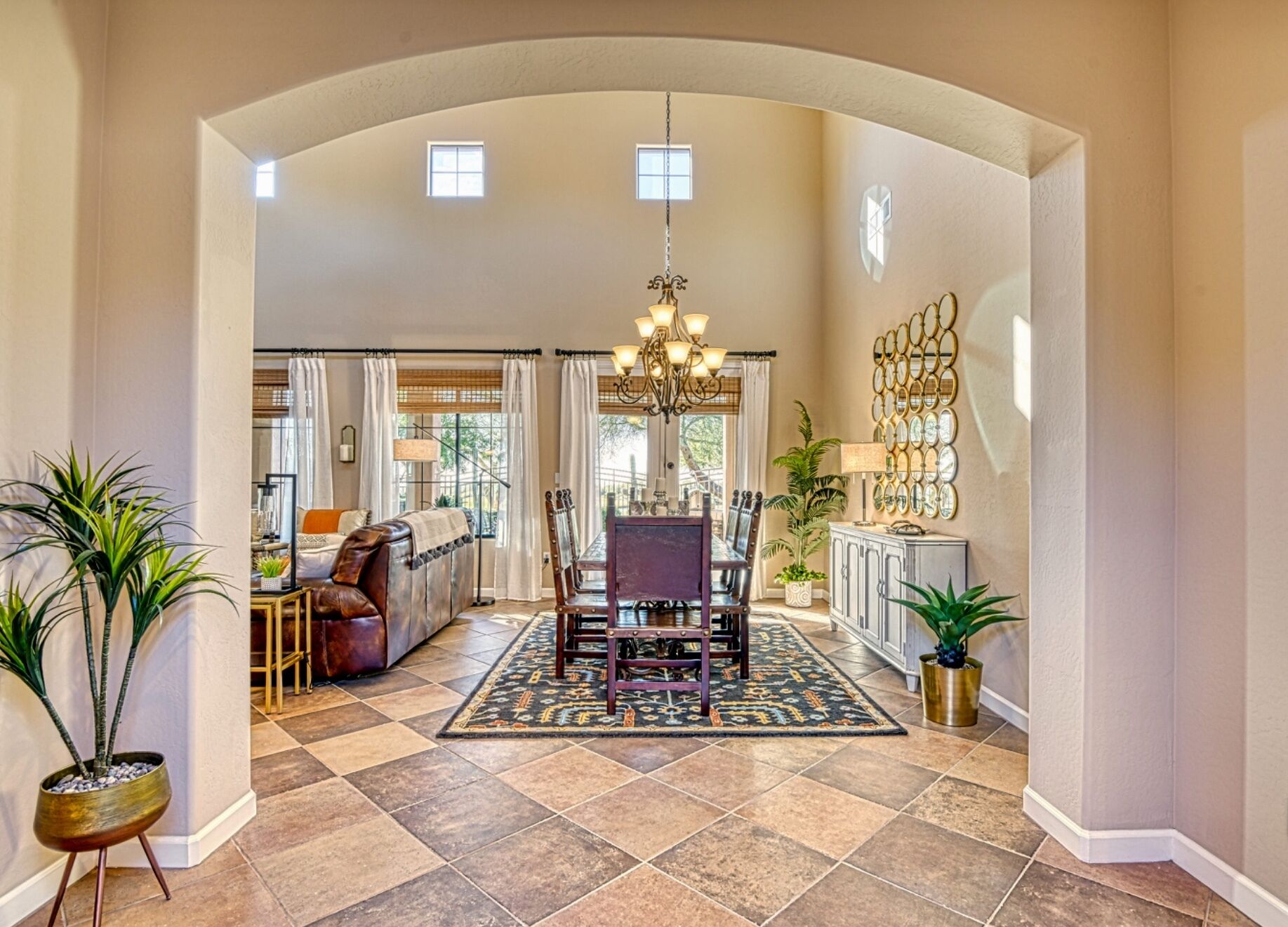 Entry and Dining room