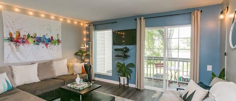 Smart TV, DVD player, video library