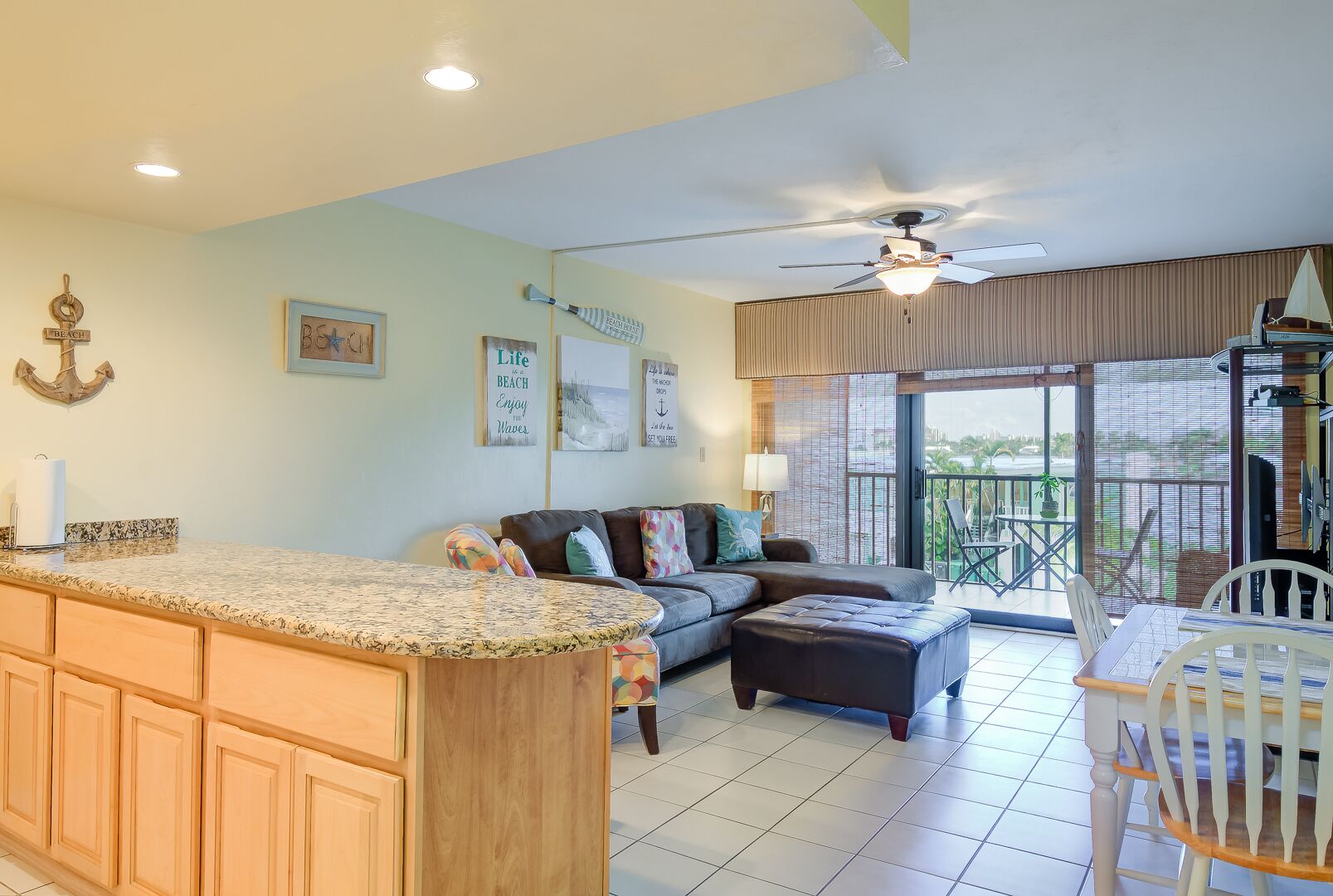 TV, DVD player, stereo