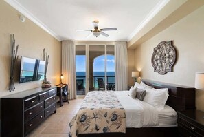 3 bedrooms, iron/ironing board, WiFi, bed sheets - Waves & Wonder – 3BR Beachfront w/ Balcony for Sunset Sips (Pensacola Beach)