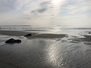 On the beach